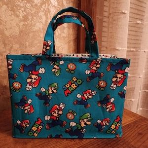 Fabric child’s mini tote bag